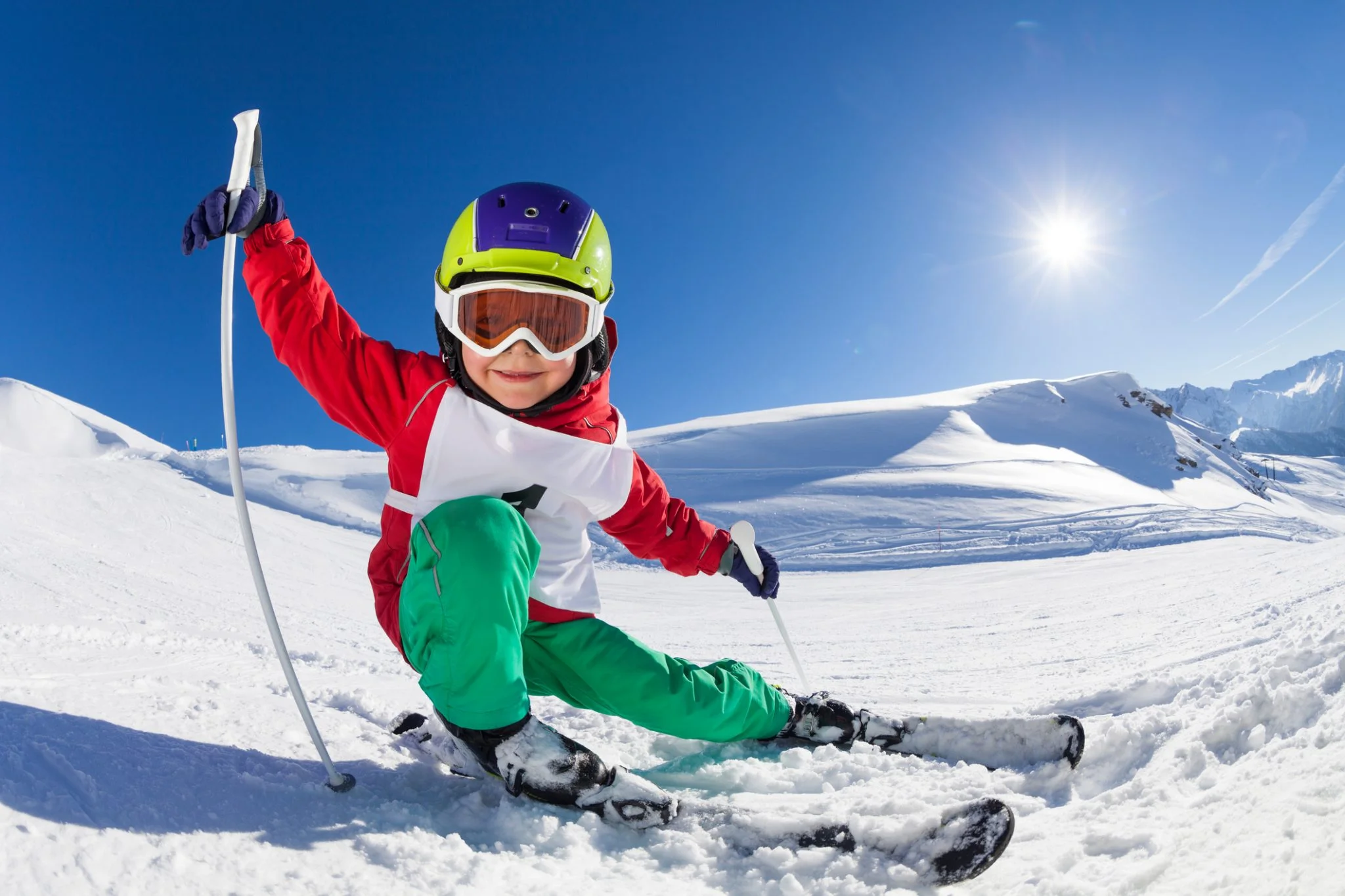Skiing with young children